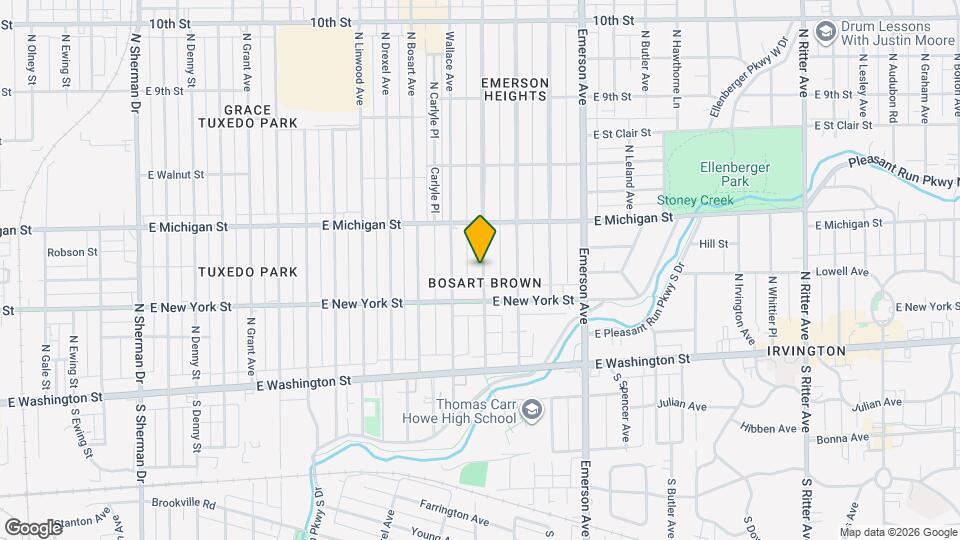 336 Dequincy St Map and Location Details
