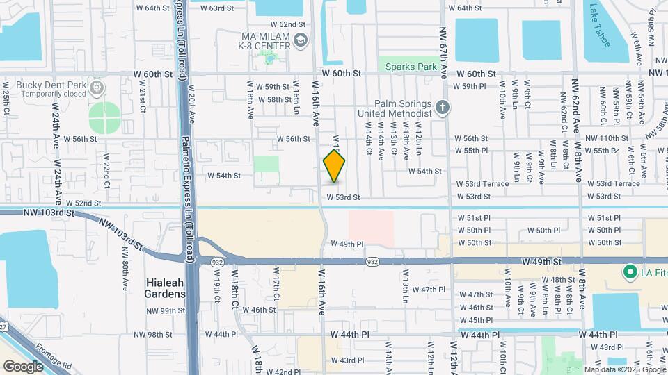 1560 W 53rd Terrace Map and Location Details