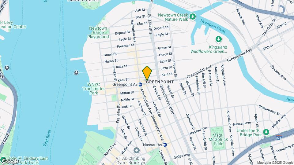 161 Greenpoint Ave Map and Location Details