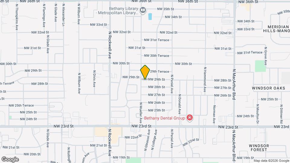 6716 NW 29th St Map and Location Details
