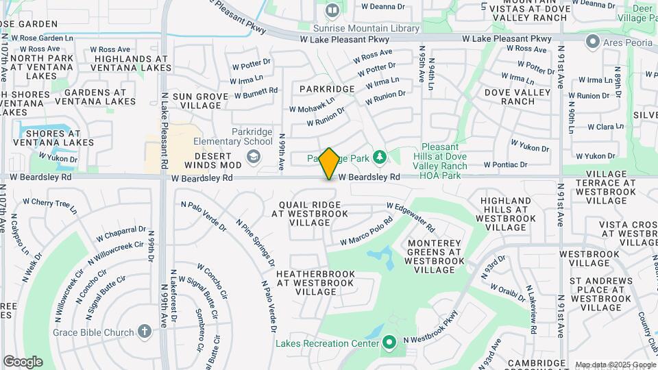 9814 W Menadota Dr Map and Location Details