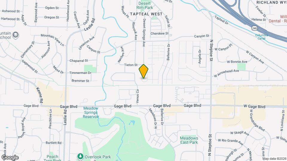 1627 Cactus Loop Map and Location Details