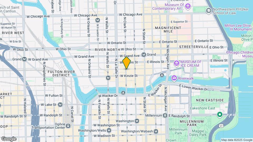 415 N Clark St Mapa y Detalles de la Ubicación