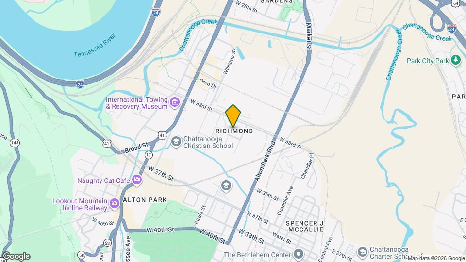 3312 Tarlton Ave Map and Location Details