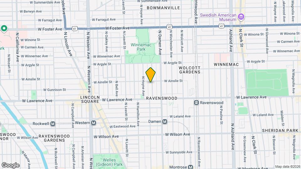 4848 N Seeley Ave, Unit 2 Mapa y Detalles de la Ubicación