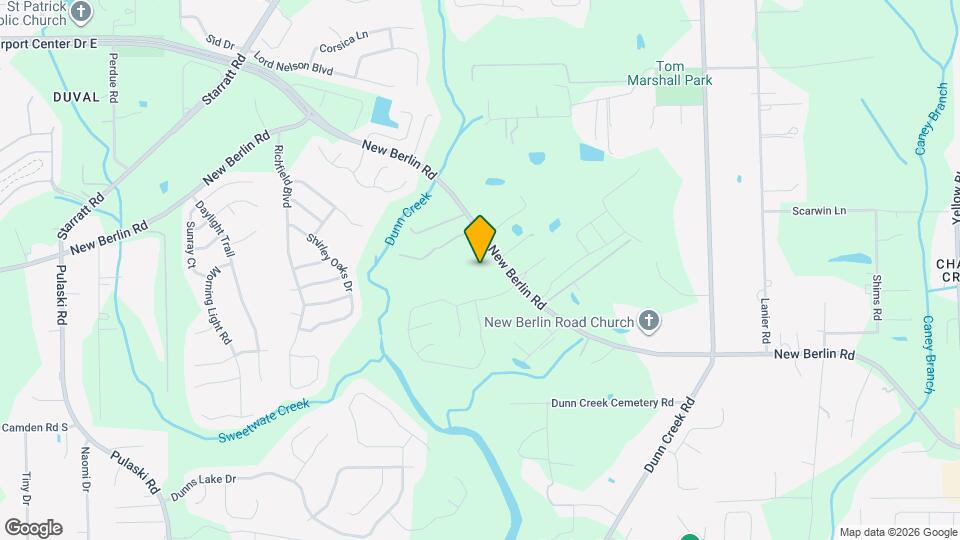 12608 Durbans Pt Pl Mapa y Detalles de la Ubicación