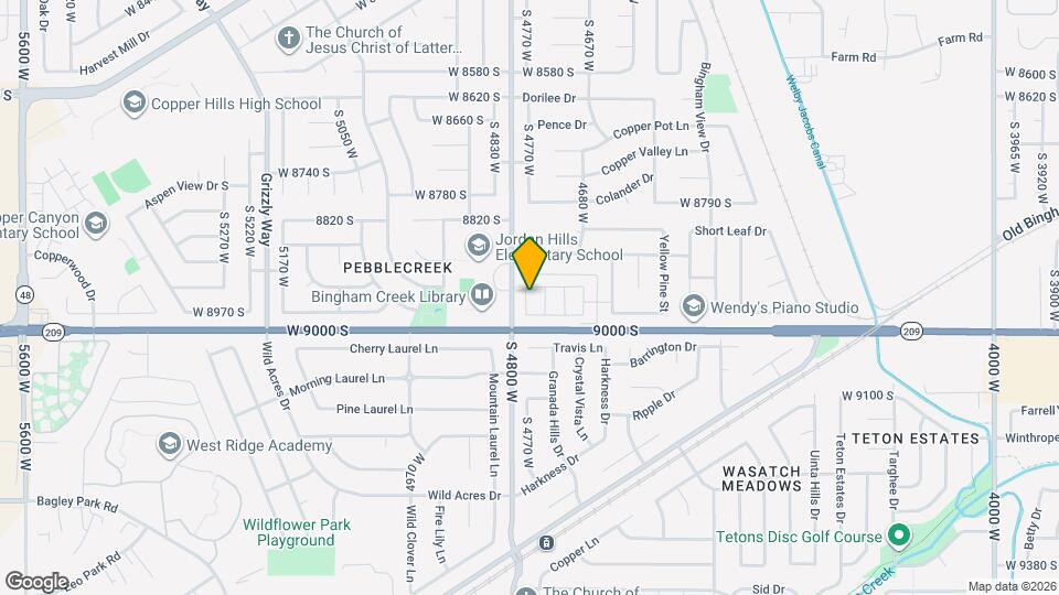 8943 Wilroy Rd Map and Location Details