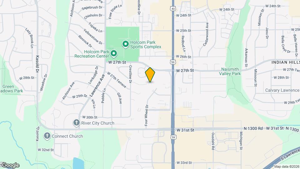 2501 Crestline Ct Map and Location Details