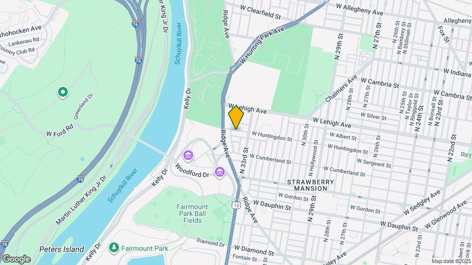 3322 W Huntingdon St Map and Location Details