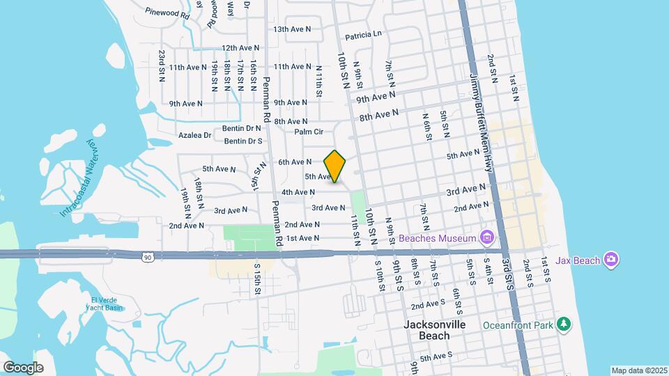 1135 4th Ave N Map and Location Details