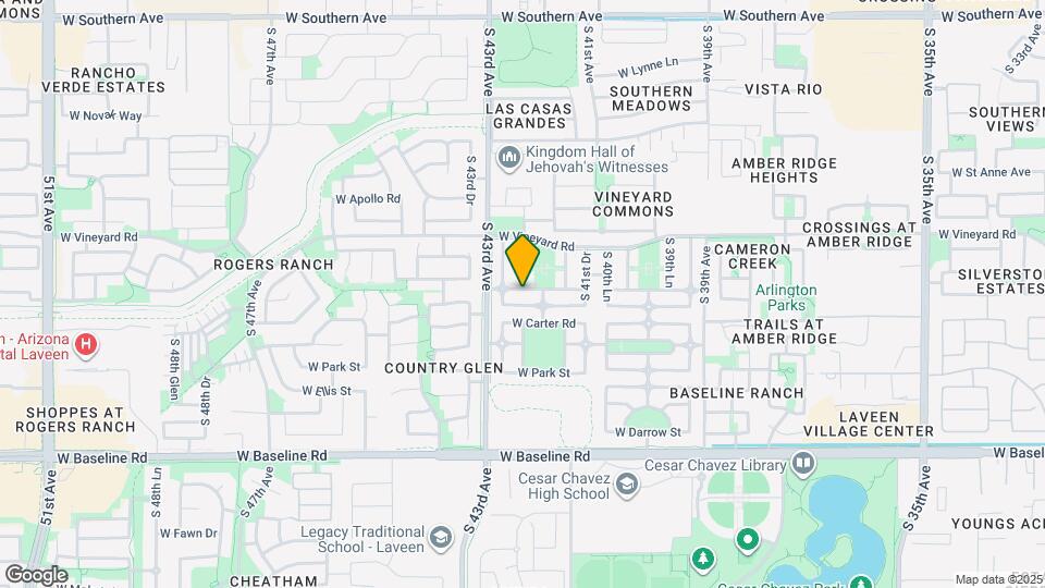 4217 W Maldonado Rd Map and Location Details