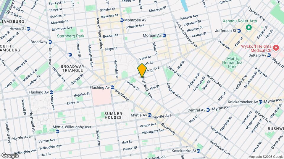 480 Bushwick Ave Map and Location Details