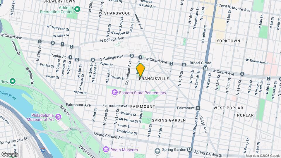 1929 Parrish St Map and Location Details
