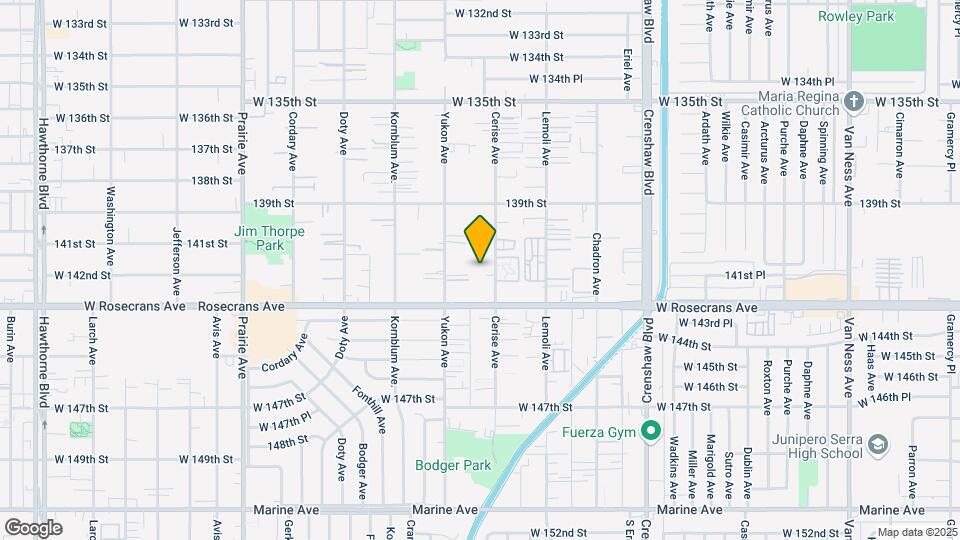 14103 Cerise Ave Map and Location Details