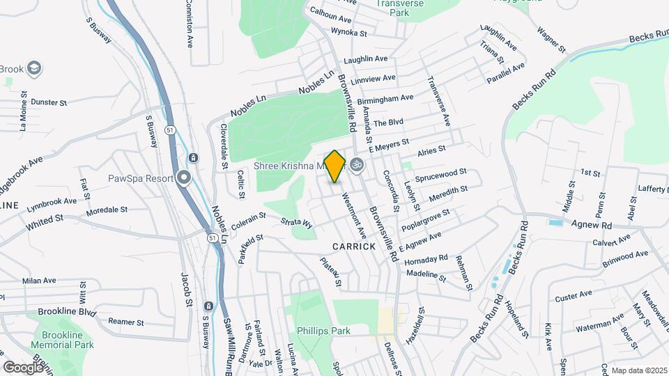 1647 Oakhurst St Map and Location Details