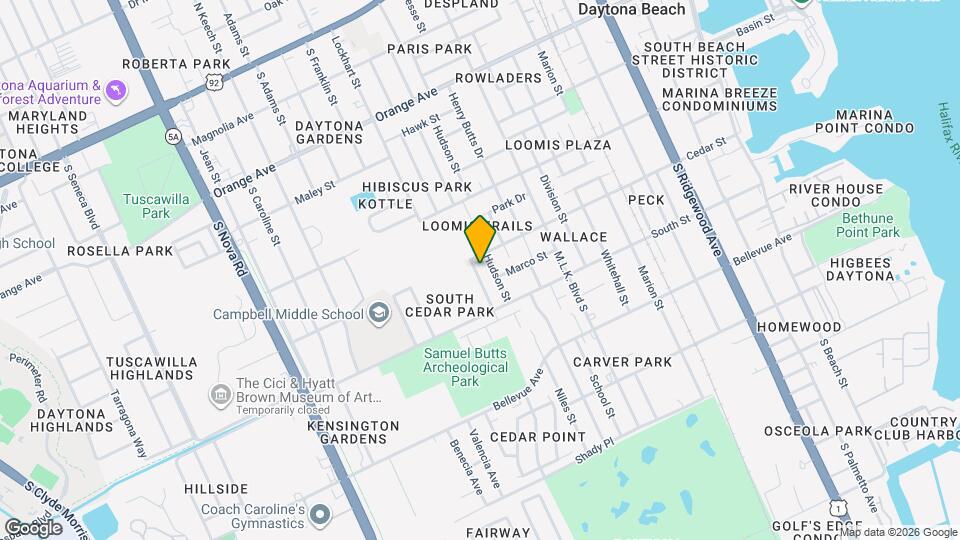 609 Cedar Park Dr Map and Location Details