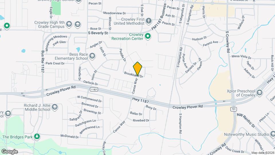 500 Brookbank Dr Map and Location Details