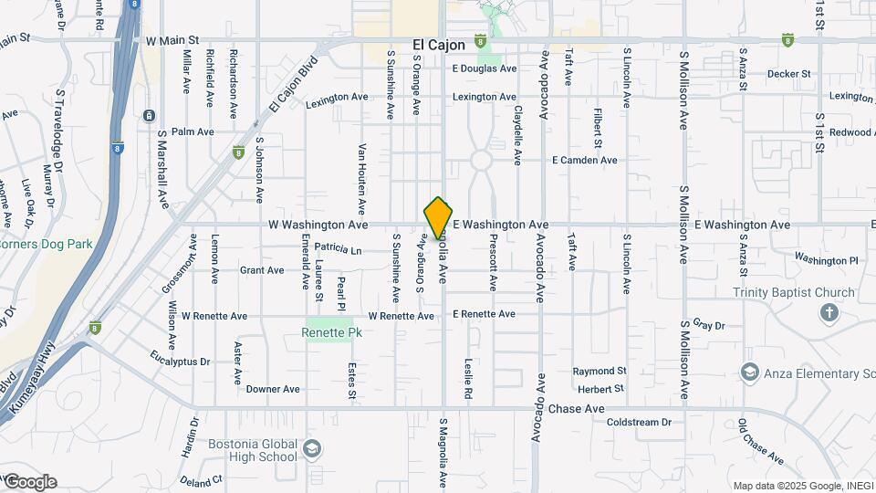 728 S Magnolia Ave Mapa y Detalles de la Ubicación