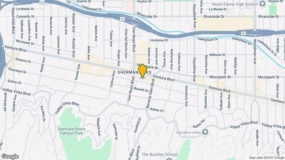 14443 Dickens St Map and Location Details