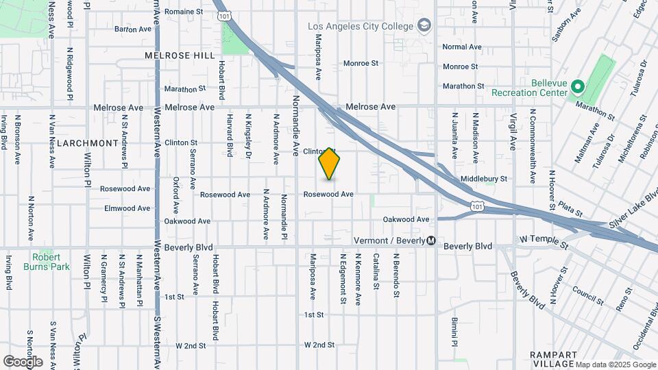 513 N Alexandria Ave Map and Location Details