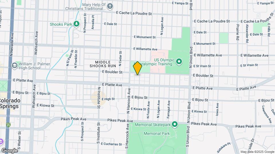 326 N Sheridan Ave Mapa y Detalles de la Ubicación