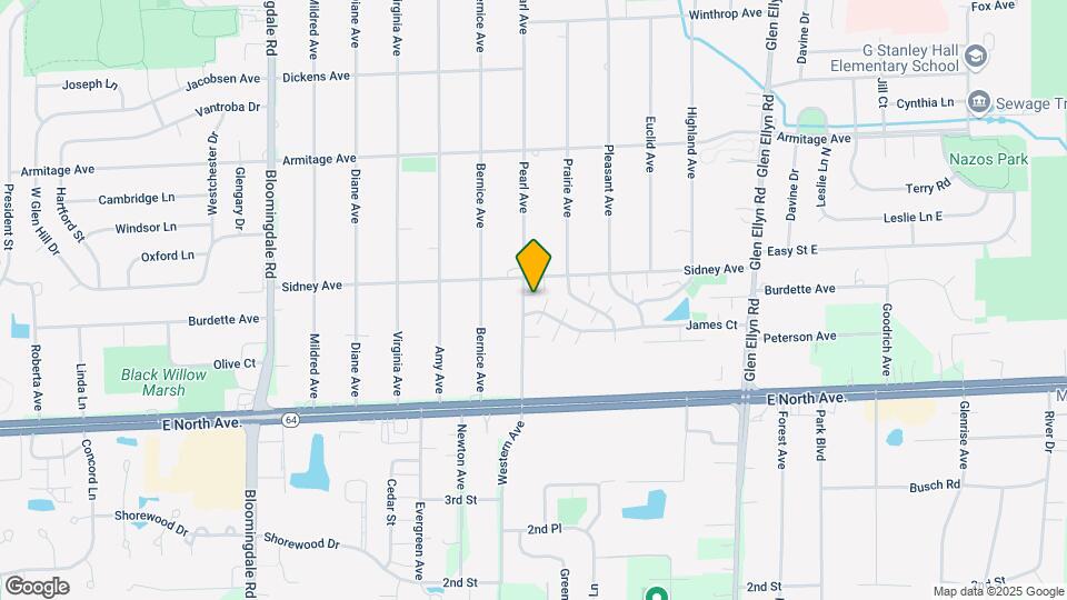 1281 Pearl Ave Map and Location Details