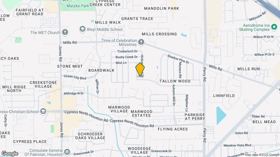 12603 Hickory Bend Dr Map and Location Details