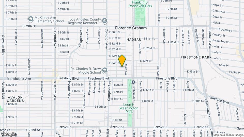 1631 E 85th St Map and Location Details