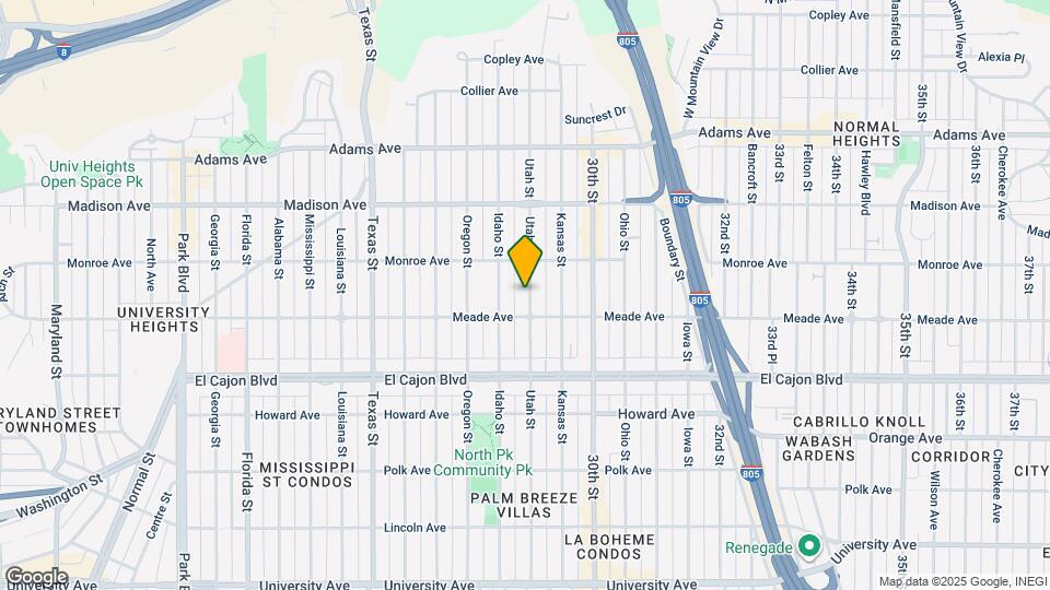 4440 Utah St Mapa y Detalles de la Ubicación