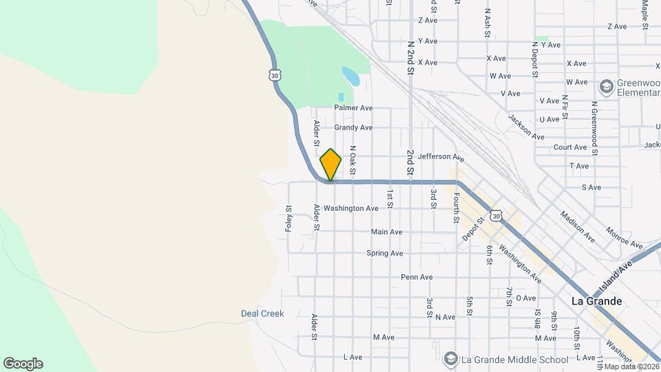 308 Adams Ave Map and Location Details