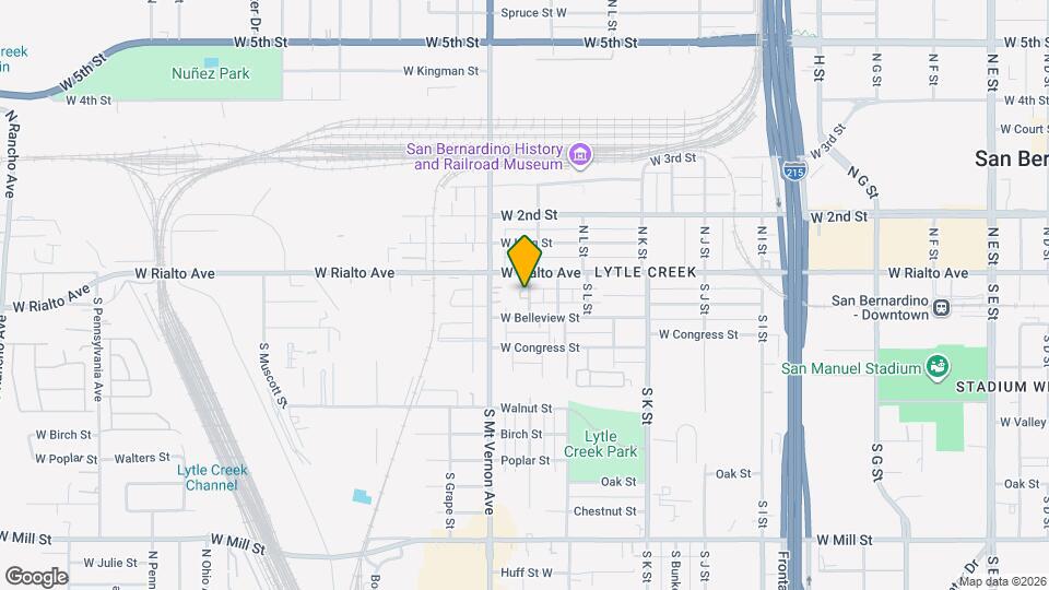 122 S Giovanola Ave Map and Location Details