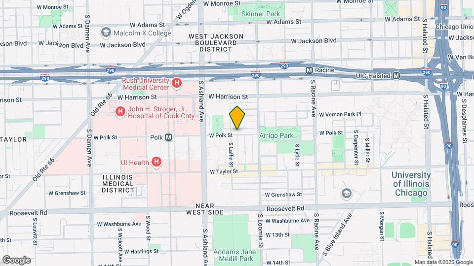 1446 W Polk St Map and Location Details
