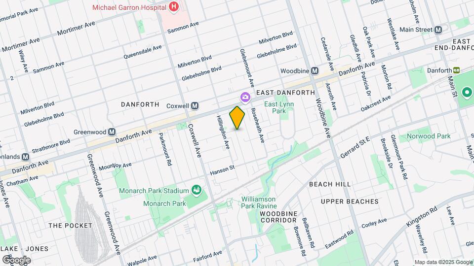 133 Drayton Av Map and Location Details