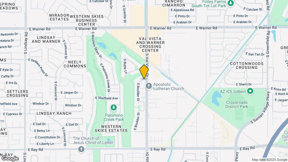 1165 S Red Rock Ct Map and Location Details