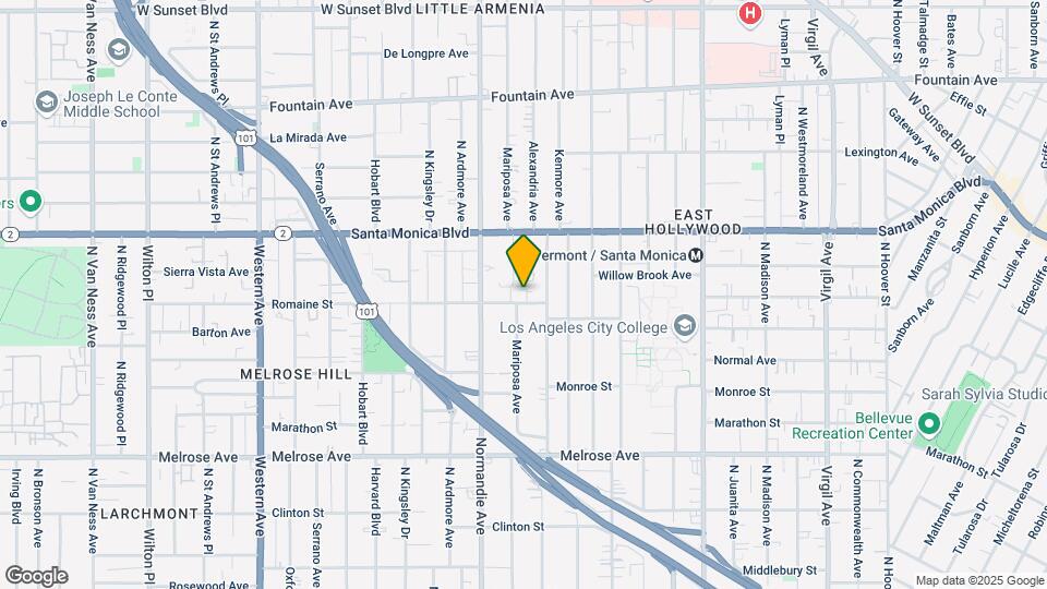 4911 Romaine St Apartments Map and Location Details