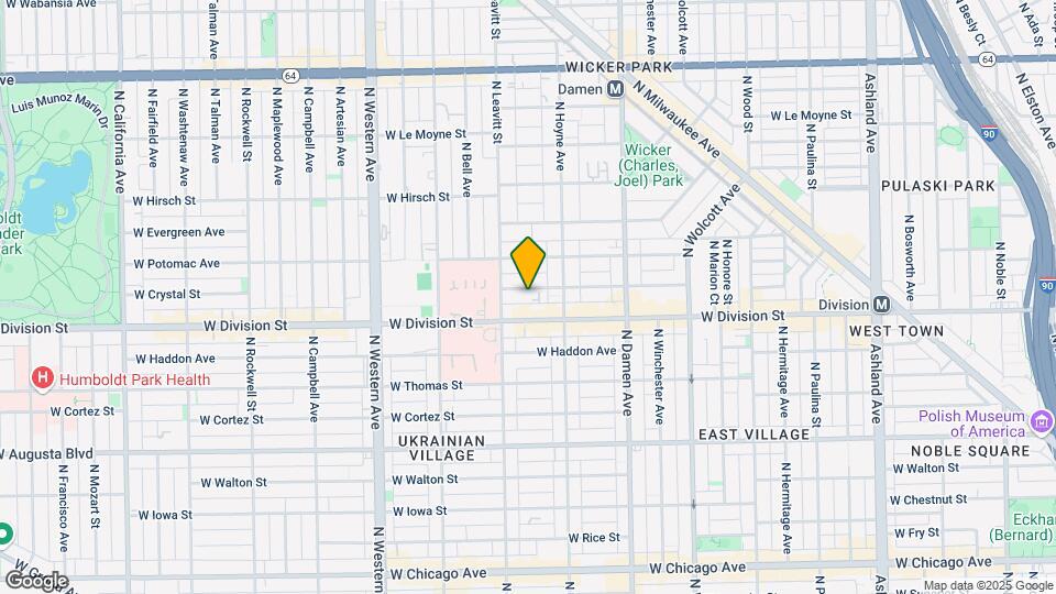 2133 W Crystal St Map and Location Details