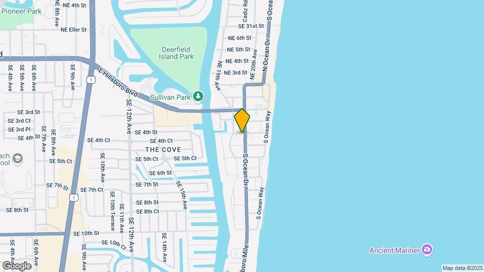 Ocean Reef Efficiency Apartments Mapa y Detalles de la Ubicación