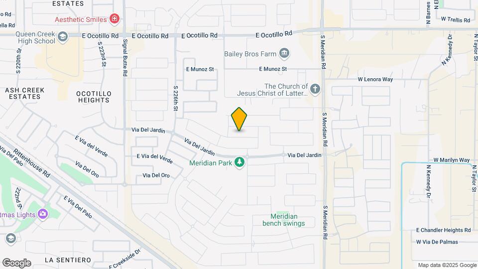 22868 E Desert Hills Dr Map and Location Details