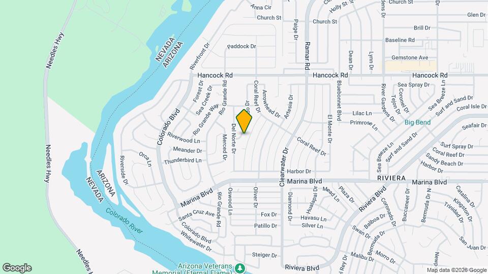 1866 El Dorado Dr Map and Location Details