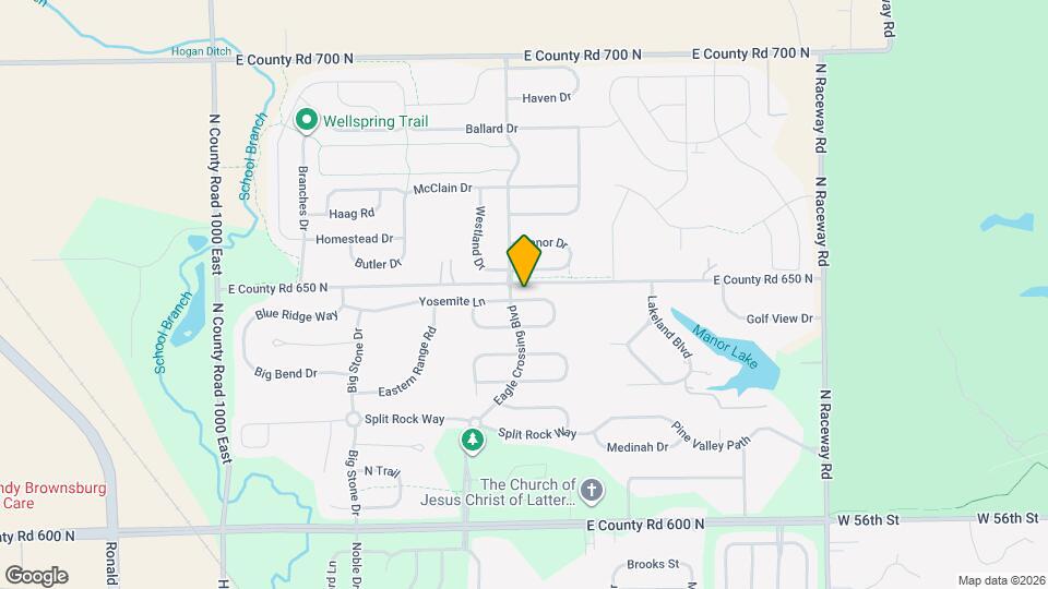 10384 Yosemite Ln Map and Location Details