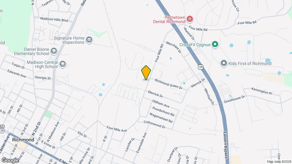 5029 S Cross Point Ct Map and Location Details