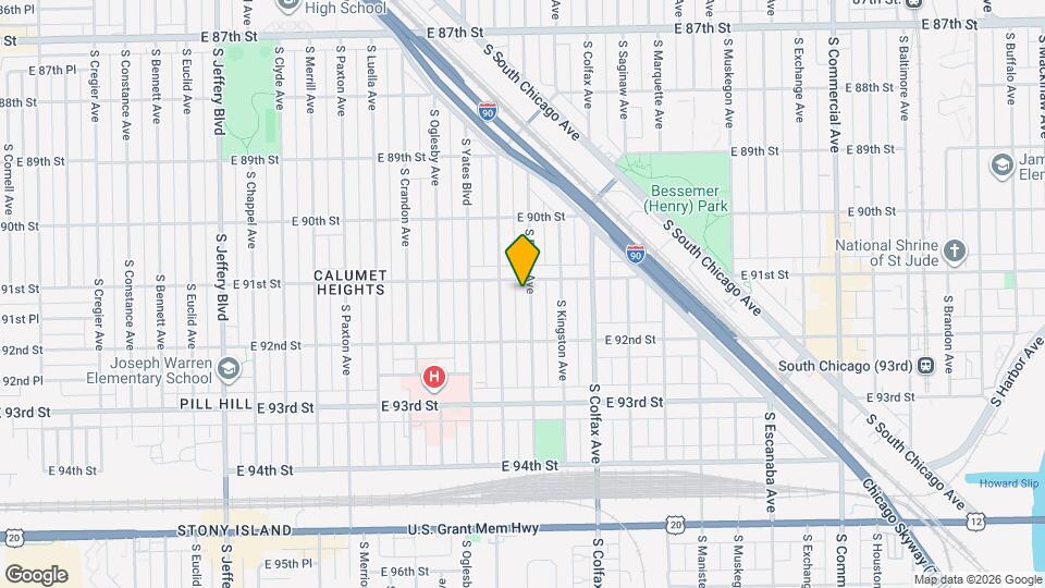 9110 S Essex Ave Map and Location Details