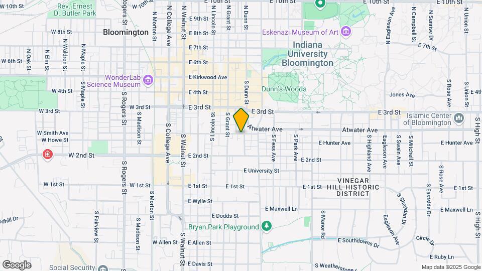 402 S Dunn St Map and Location Details