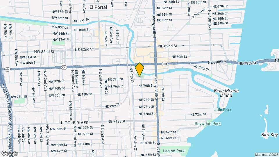 7700 NE 5th Ave Mapa y Detalles de la Ubicación