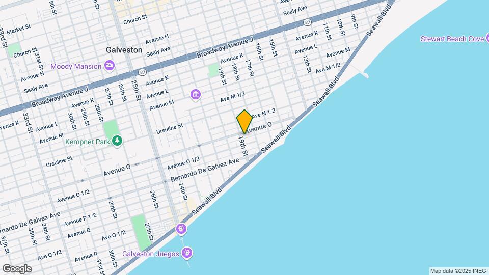 1712 19th St Map and Location Details