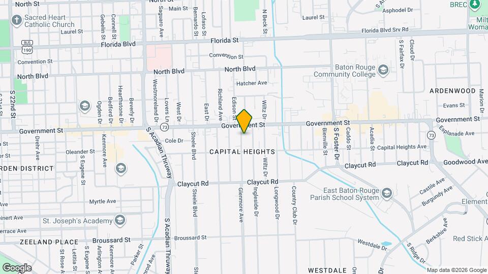 551 Glenmore Ave Map and Location Details