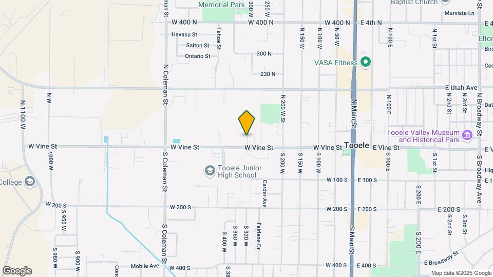 322 W Vine St Map and Location Details