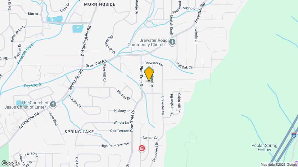 1516 Highland Dr Map and Location Details