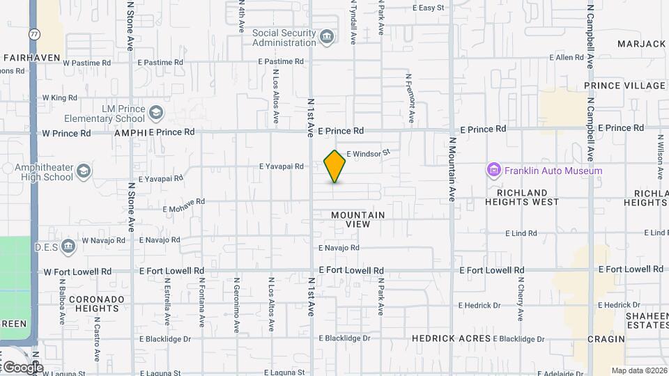 755 E Holaway Dr Map and Location Details