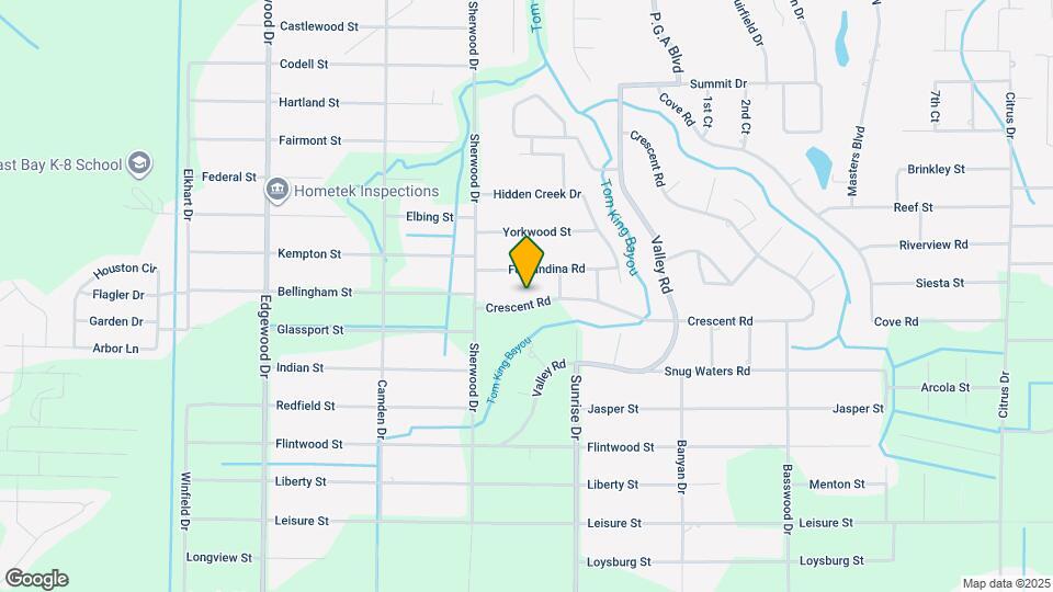 2321 Crescent Rd Map and Location Details